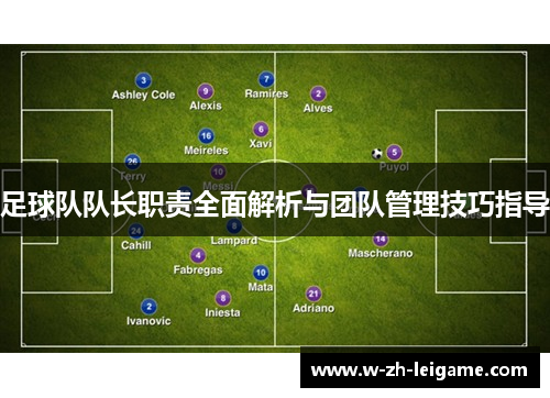足球队队长职责全面解析与团队管理技巧指导 足球队队长职责全面解析与团队管理技巧指导